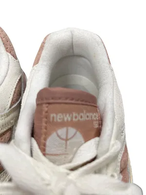 New Balance 550 wms white pink leather suede retro low sneakers sz 8B SKU 10-449 thumbnail 10