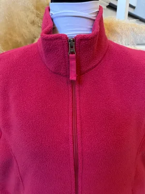 L.L. Bean Polartec Fleece Vest Red Full Zip Pockets Outdoor Hiking Size XL thumbnail 3