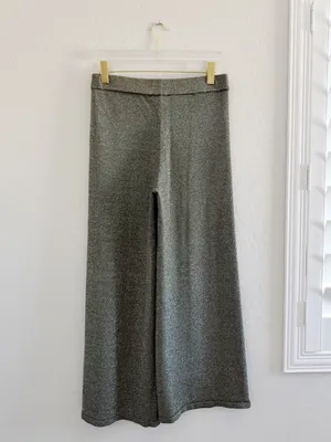 House of Harlow 1960 High Rise Sparkle Wide Leg Flare Pants Size L thumbnail 4