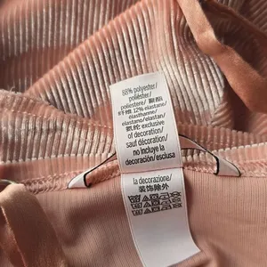 Victoria's‎ Secret Peach Ribbed Velvet Bralette XL thumbnail 4