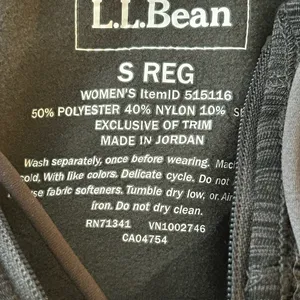 Women's L.L.Bean Cozy Sweatshirt, Full-Zip Marled Small Running Workout Gym thumbnail 4