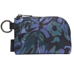 Lululemon Clippable Card Pouch Flower Meld Mini Multi / Graphite Grey / Gunmetal thumbnail 2