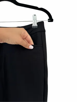 NWT HALARA Flex Luxe Pockets Black Work Pants Sz M thumbnail 4