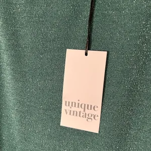 Unique Vintage XL Emerald Glitter Dress Vintage Inspired‎ Fit Flare Pin Up New thumbnail 7