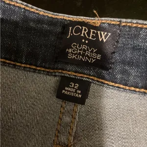J. Crew High Rise Dark Blue Jeans thumbnail 3