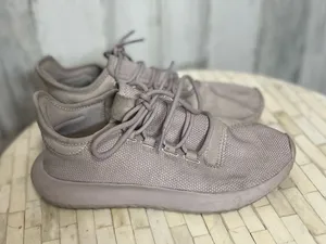Adidas Tubular Shadow Purple Mauve Sneakers Kids Size 5 Womens 6.5 thumbnail 1