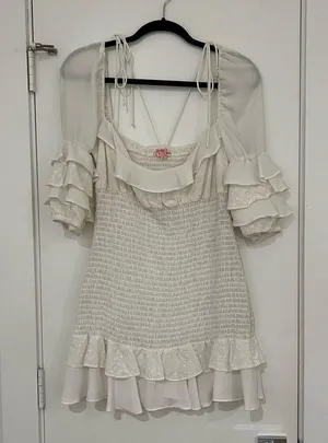 For Love & Lemons Bora Bora Ruffle Dress thumbnail 2