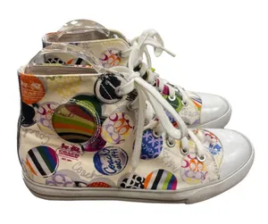 Coach Women's Cardinal High Top Sneakers Size 7 SKU 1161 thumbnail 1