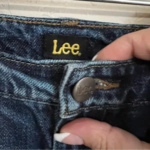 Lee Vintage Modern High Rise Wide Leg Cropped Denim Jeans‎ thumbnail 9