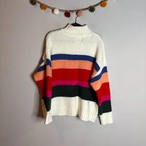 Fantastic Fawn chunky colorful striped sweater thumbnail 5