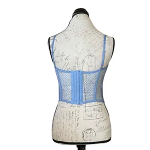 Urban Outfitters Corset Top Blue Small thumbnail 3
