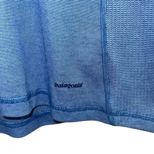 Patagonia‎ Women's XL Blue Capilene Quarter Zip Base Layer Performance Pullover thumbnail 2