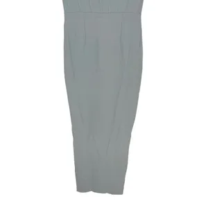 Thread Corset Midriff Crepe Column‎ Maxi Dress In Mist Size 4 thumbnail 6