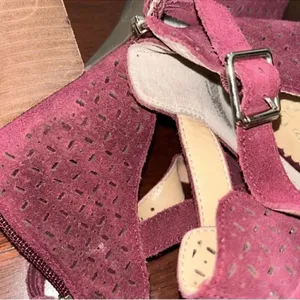 Crown Ivy Perforated Leather Burgundy Bootie(Size 9M) thumbnail 9