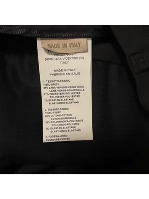 Marithe Francois Girbaud Black Heel Calks Pants Size US 32 Made In Italy thumbnail 8
