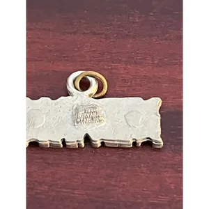 VTG Nirvana Starline Silver Tone Pendant Charm Punk Grunge Skater thumbnail 3