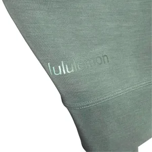 Lululemon Softstreme Perfectly Oversized Cropped Crew Medium Forest thumbnail 8