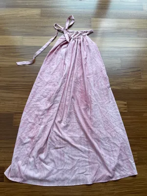 SheIn Rose Pink Halter Maxi Dress thumbnail 2