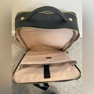 Calpak Kaya Black Laptop Backpack Gold Accents thumbnail 11