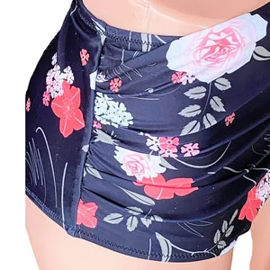 NWT ~ BEACHSISSI Black Floral Tankini Bikini Swimsuit ~ Womens Size MEDIUM thumbnail 5