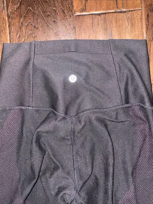 Lululemon High-Waist Active Leggings in Black and Deep Plum Size 6 thumbnail 3