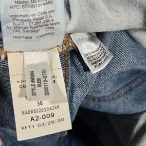 Madewell Blue Classic Straight Blue Cotton Stretch Jeans M3004 Womens 36‎ thumbnail 9