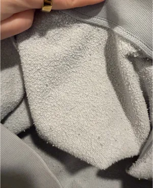 Brandy Melville Fleece Lined Quarter Zip Pullover Grey thumbnail 8