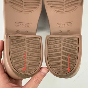 Crocs Brooklyn Slide Block High Shine Heel Sandals Latte Tan Women 11 Chunky Y2K thumbnail 10