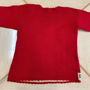 Vintage Tiara Petites Red Ugly Christmas Sweater Holiday Tree Winter Medium thumbnail 4