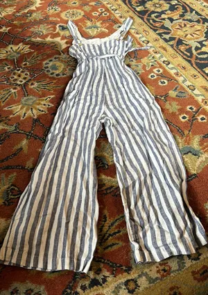 Rachel Zoe Linen Jumpsuit Size 6 thumbnail 3