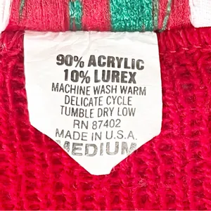 NUTCRACKER Red Long Sleeves Christmas Graphic Prints Sweater Medium thumbnail 4