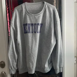 Shein Kentucky Sweatshirt Womens Graphic Gray And Blue Crew Neck 4XL University thumbnail 2