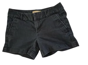 Banana Republic women's dark blue denimRelaxed Jeans Shorts thumbnail 1