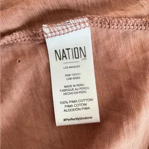 Nation LTD Fabienne Dress Maojave Brown Boho Ruffled Tiered Midi Large thumbnail 6