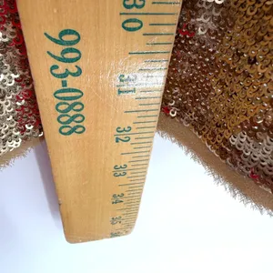 Free People Time To‎ Shine Mini Homecoming Dress Womens S Gold Sequin Party Y2K thumbnail 8