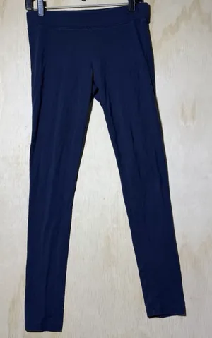 Aeropostale Women’s Large Navy Blue Stretch Leggings Pull On Skinny Pants thumbnail 1