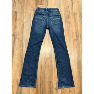 Wrangler Boot Cut Jeans Women's Size 5x34 Dark Wash Stretch Mid Rise Denim thumbnail 4