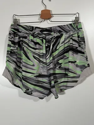 Lululemon Hotty Hot Shorts 4” Special Edition Paint Glide Warp Multi Chrome thumbnail 4