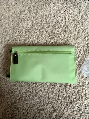 Rowallan Lime Green Travel Pouch with Brown Logo Patch Pink thumbnail 3