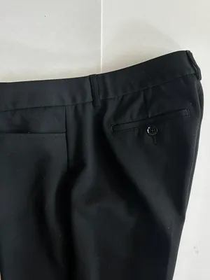 Express black semi flares dress pant with stretch thumbnail 3