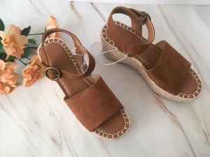 Espadrille Sandals, Size 8 1/2 Brown thumbnail 3