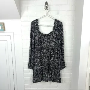 Altar’d State Cheetah Animal Print Tiered Dress Size M thumbnail 2