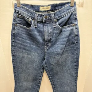 Madewell The Perfect Vintage Flare Jeans Size 24 Hallstrom Wash Blue NH680 thumbnail 2