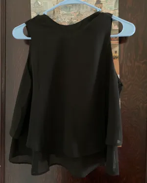 Calliope Black Layered Tank Top Size M thumbnail 2