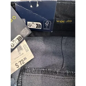 MP Piombo Wide Leg Womens Jeans in Blue size 2 thumbnail 16