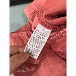Old‎ Navy High Rise OG Chino Pants Pink Cotton Blend Casual Preppy Size L thumbnail 5