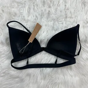Skims Wireless Form Triangle Front Close Super Pushup Bra Onyx 32C thumbnail 5