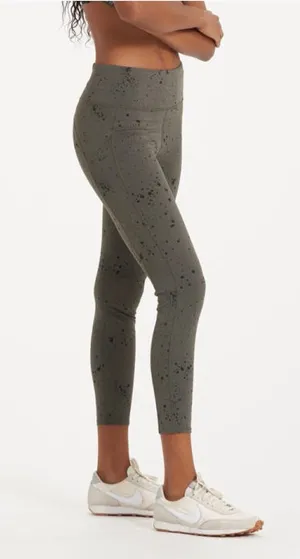 Vuori Stride Legging Oregano Splatter Pocket- Size Small thumbnail 1