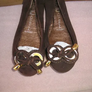 Jeffrey Campbell Brown Suede Ballet Flats thumbnail 6