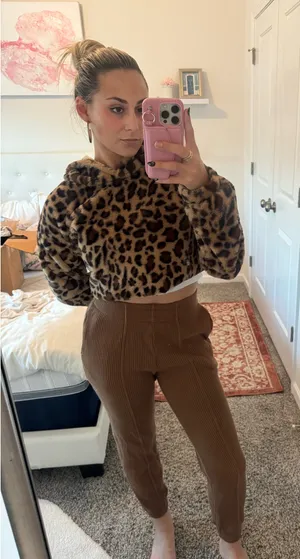 SheIn Cheetah sweatshirt thumbnail 1